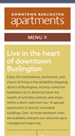 Mobile Screenshot of downtownburlingtonapartments.com